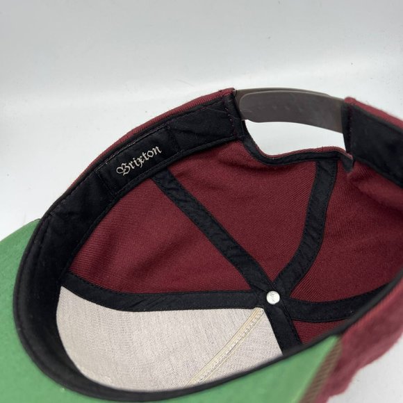 Brixton MFG & Co. Hat Snapback Cap Red Men - Picture 6 of 8